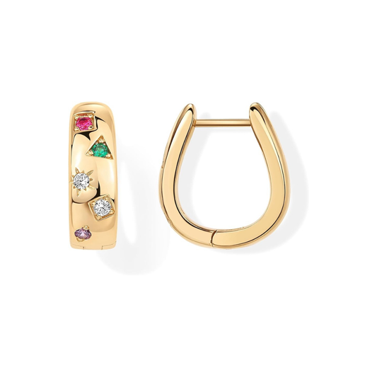 Farbwelle Creolen | Gold