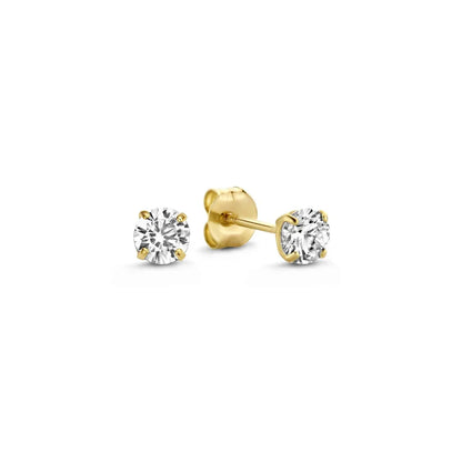 Dara Brillane Stein Ohrring-Set | Gold