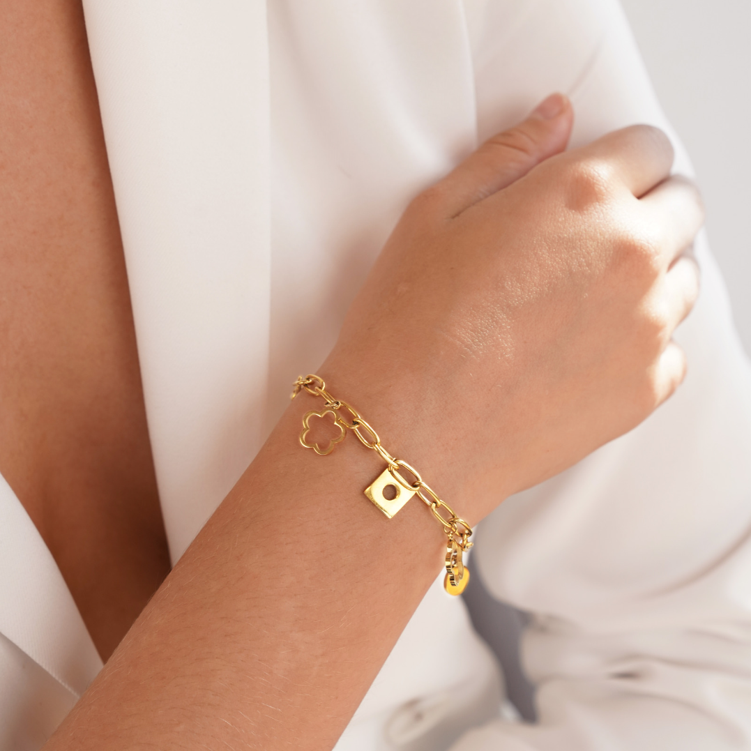Lucky Daisy Anhänger Armband