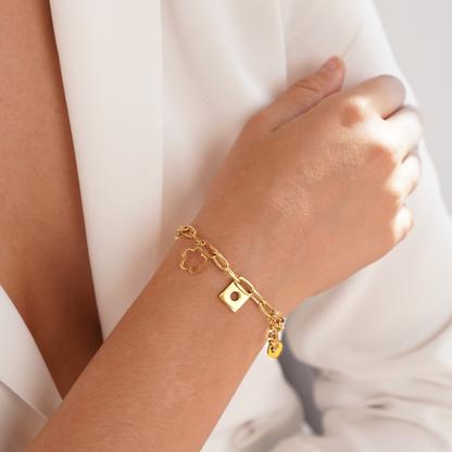 Lucky Daisy Anhänger Armband