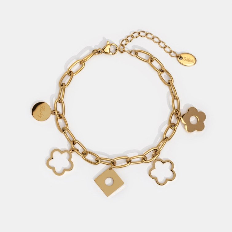 Lucky Daisy Anhänger Armband