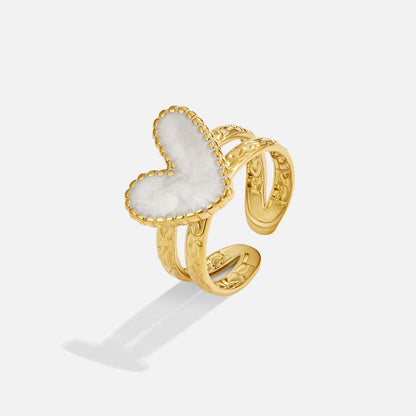 Gold Herz Motiv Ring